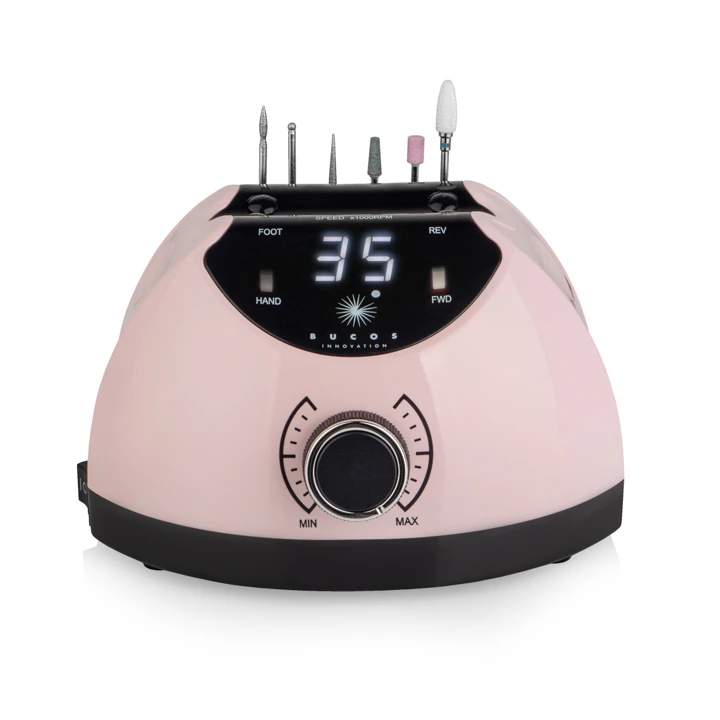 Фрезер X4 PRO Bucos Nail Drill (65W35000 об) (SMOOTH PINK)