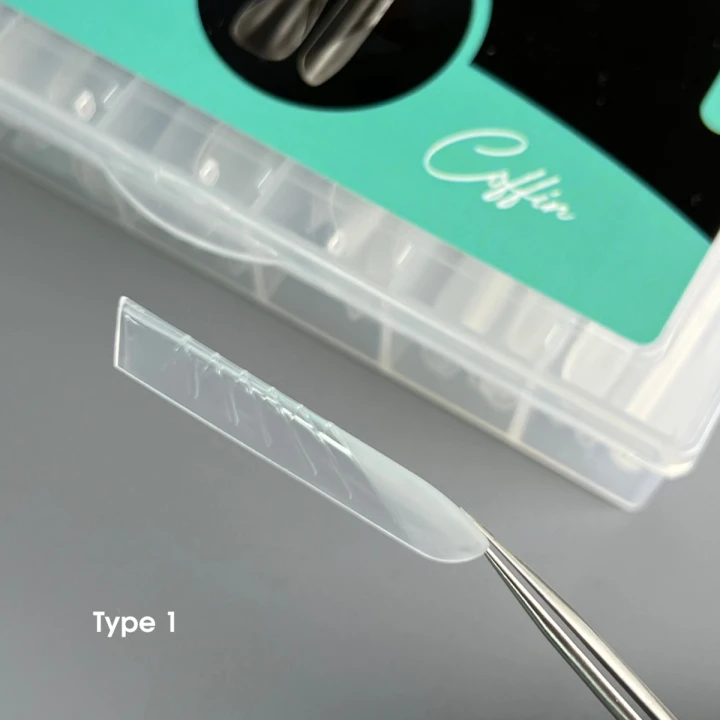 Форми верхні NailSofTheDay Dual Form 120 шт (Сучасний Мигдаль (Type 1))