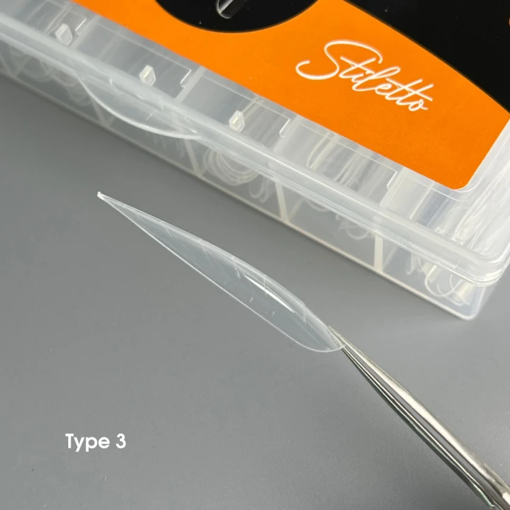 Форми верхні NailSofTheDay Dual Form 120 шт (Стилет мигдаль (Type 3))