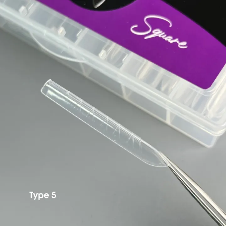 Форми верхні NailSofTheDay Dual Form 120 шт (Квадрат (Type 5))