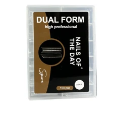 Формы верхние NailSofTheDay Dual Form 120 шт (Квадрат арочный (Type 6))