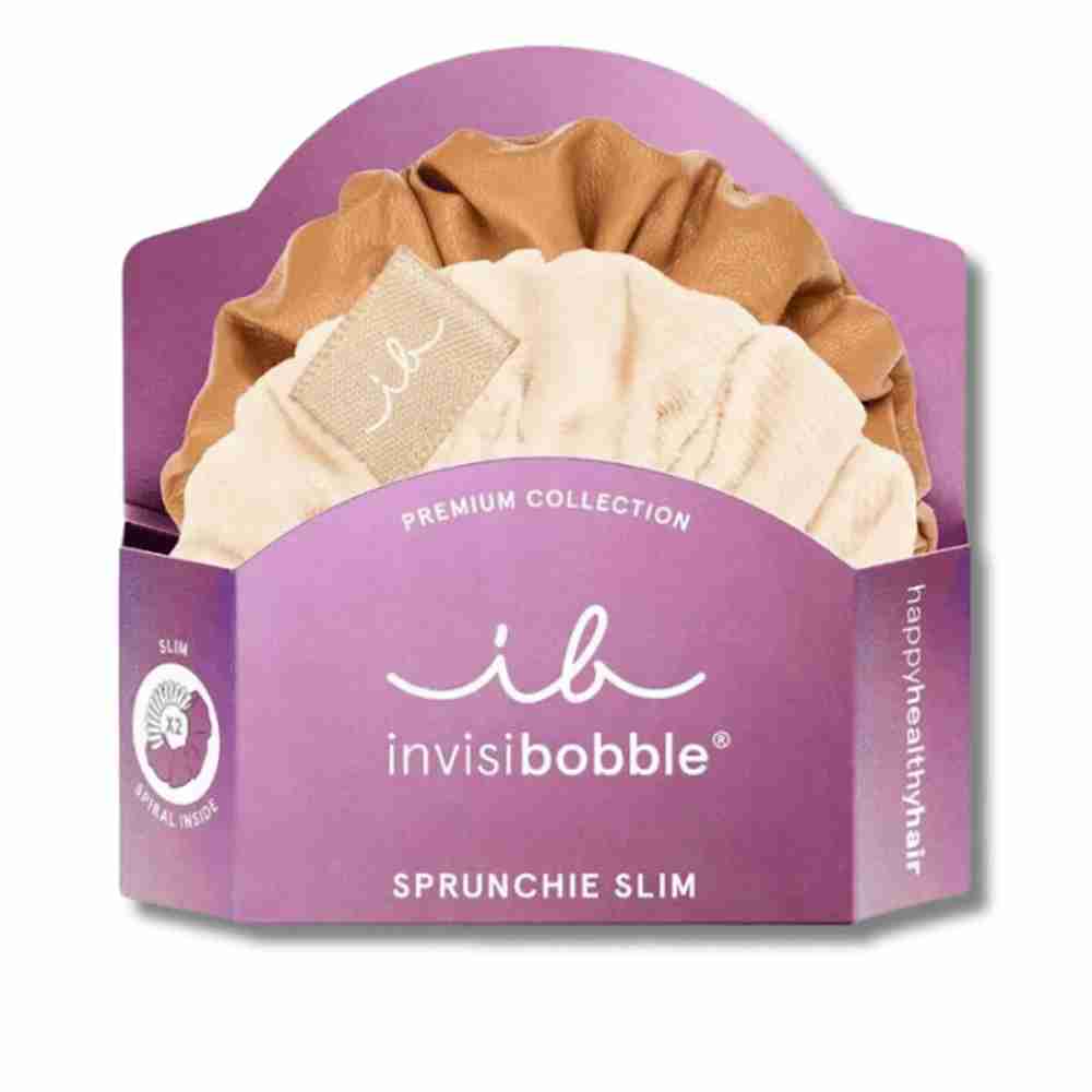 Резинка-браслет для волос Invisibobble SPRUNCHIE SLIM PREMIUM (Crème de Caramel)