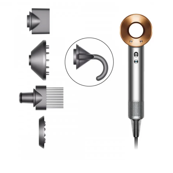 Фен Dyson Supersonic HD07 (срібло/мідь)