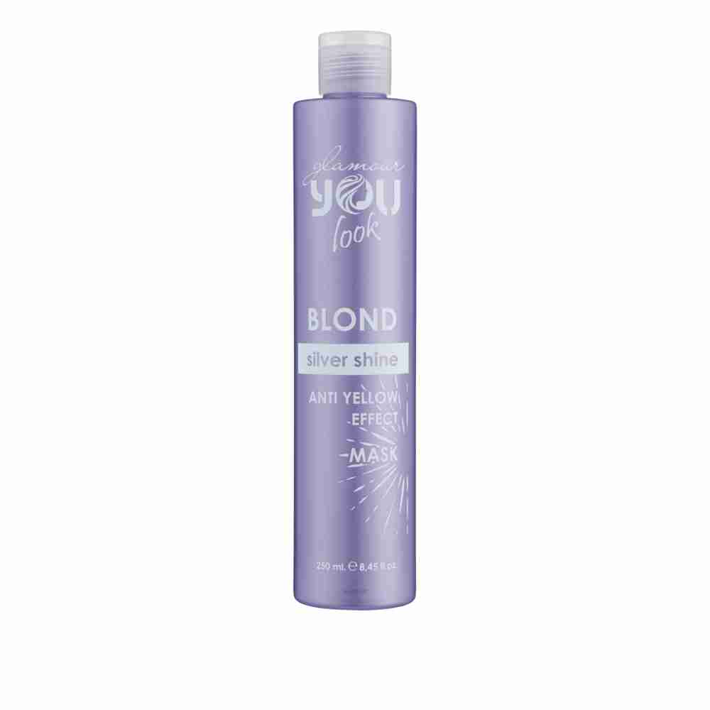 Маска You Look Glamour BLOND SILVER Shine для нейтралізації жовто-помаранчевих відтінків волосся 250 мл