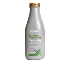 Кондиционер BEAVER для слабых волос склонных к ломкости и выпадению с биотином и кофеином 730 мл