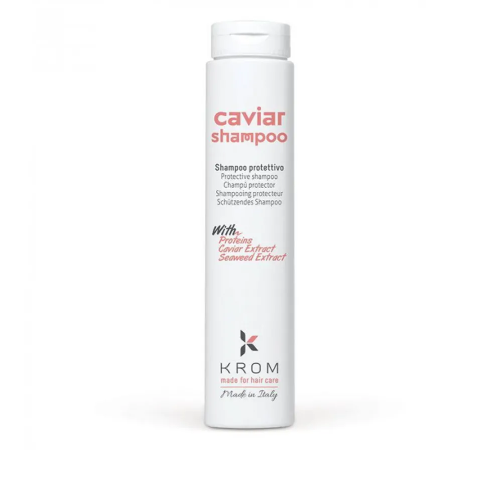 Шампунь KROM CAVIAR захисний з протеїнами екстрактом ікри екстактом морських водоростей 250 мл