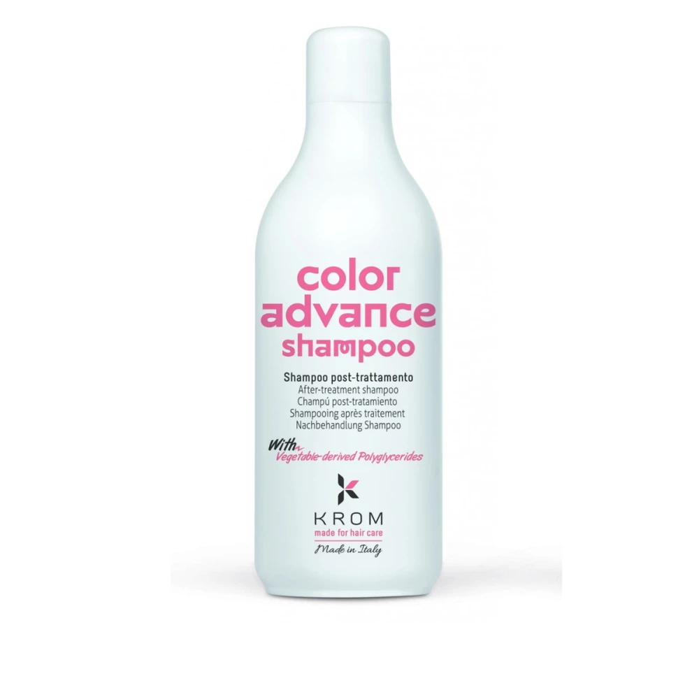 Шампунь KROM COLOR ADVANCE підтримуючий колір з полігліцеридами рослин походження 1000 мл