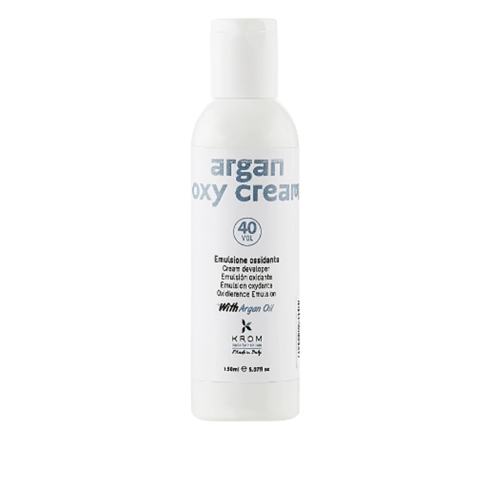 Эмульсия окисляющая KROM с маслом арганы 40 vol 150 мл