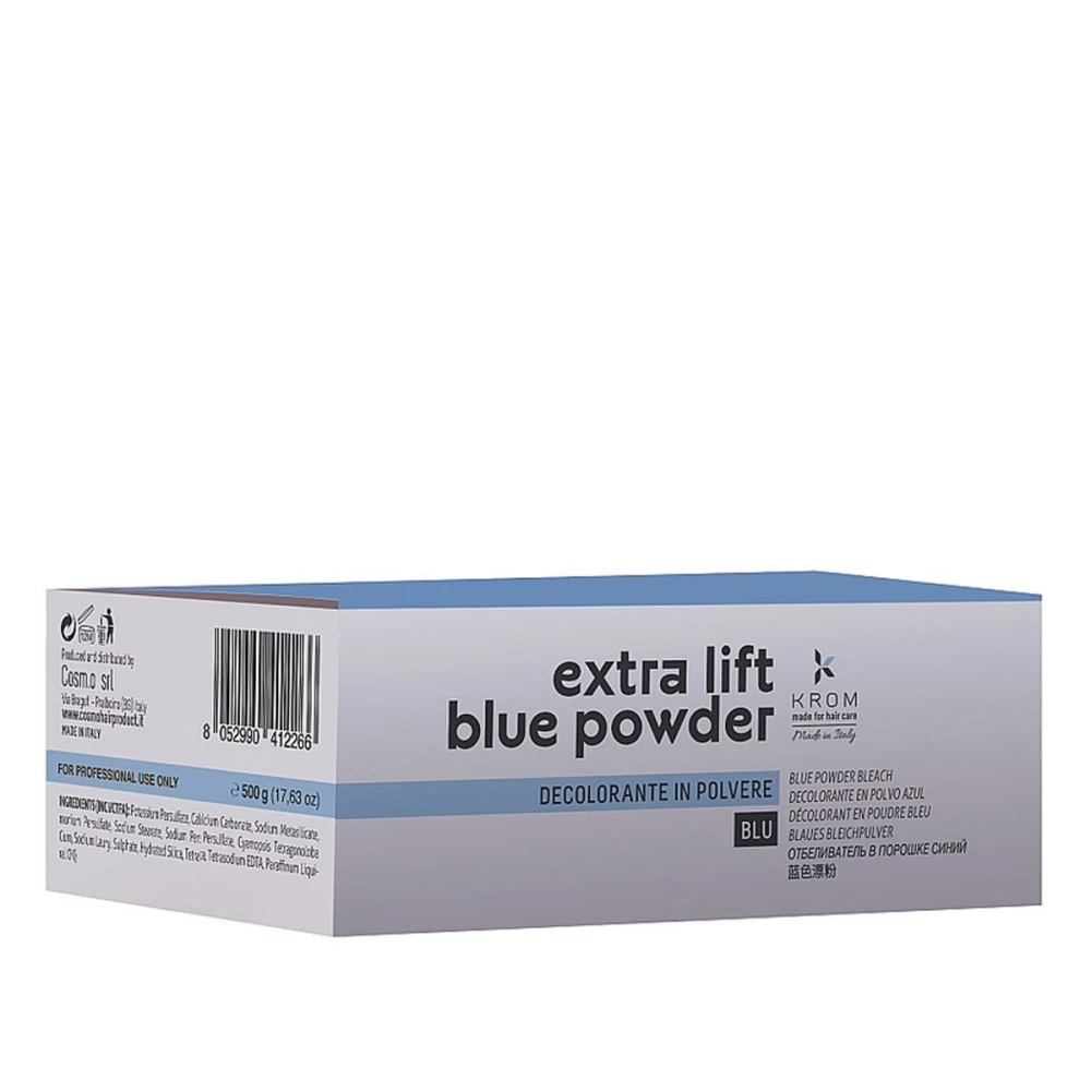 Пудра KROM BLEACHES обесцвечивающая голубая 500 г
