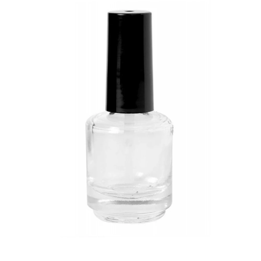 Бутылочка цилиндрическая с кисточкой стекло 15 мл