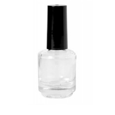 Бутылочка цилиндрическая с кисточкой стекло 15 мл