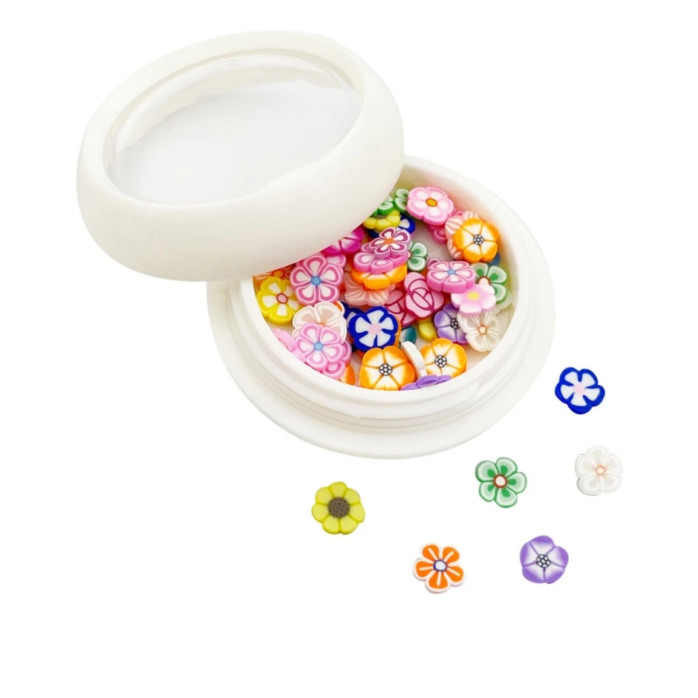 Слайси FIMO Fashion jewelry у круглій баночці (квіточки)