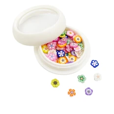 Слайсы FIMO Fashion jewelry в круглой баночке (цветочки)