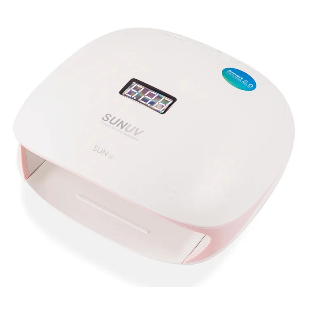 Лампа LEDUV гібрид SUNUV 4S (Original) 48Вт з діодами із кварцового скла (Біло-рожевий)