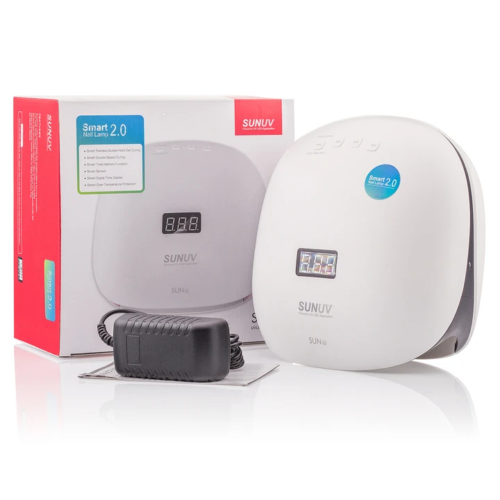 Лампа LEDUV гибрид SUNUV 4S (Original) 48Вт с диодами из кварцевого стекла (Бело-черный)