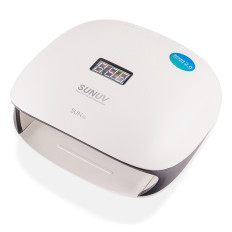 Лампа LEDUV гібрид SUNUV 4S (Original) 48Вт з діодами із кварцового скла (Біло-чорний)