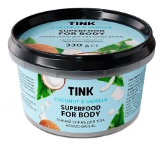 Скраб Tink для тіла пінний Кокос-Ваніль 330 г