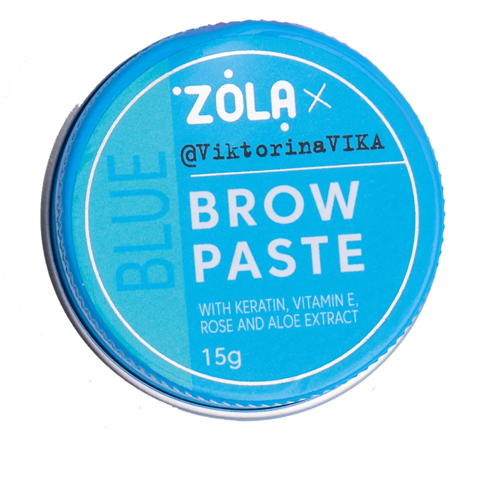 Паста Zola Viktorina Vika контурная для бровей (Голубая)