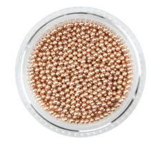 Бульйонка French металева рожеве золото (банку) (1,2 мм)