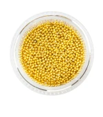 Бульонка French металлическая золото (банка) (1 мм)