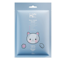Маска MiniMi тканевая для лица "Йогурт" 25 мл