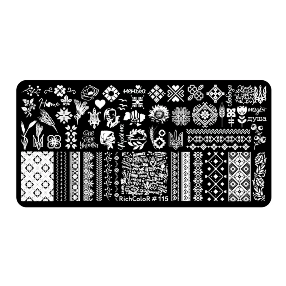 Пластина для стемпинга RichcoloR (115)