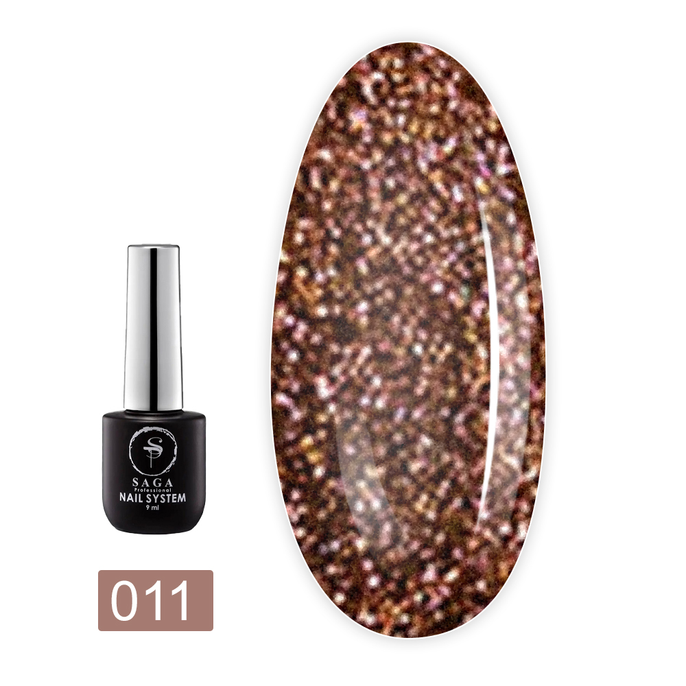 Гель-лак Saga Cat Shine 9 мл (011 )