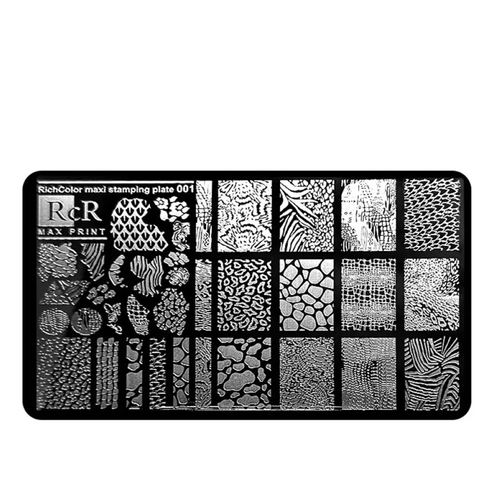 Пластина для стемпинга велика MAX PRINT RichcoloR (001)