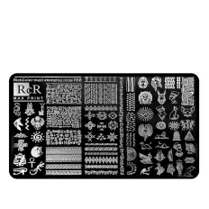 Пластина для стемпинга велика MAX PRINT RichcoloR (006)