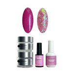 Комплект Universal Mini #5 (база 2в1+топ+пудрая 2 цвета)