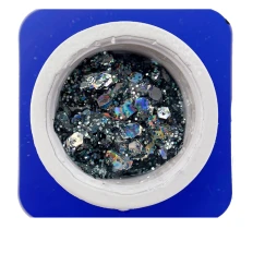 Гель Touch Glow з великими блискітками для дизайну 15 мл (02)