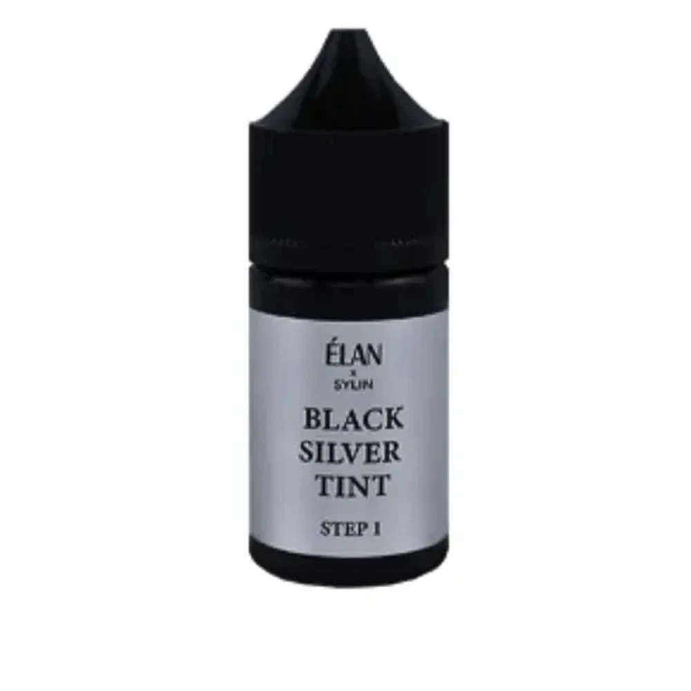 Средство Elan Система Black Silver tint для окрашивания ресниц с инкапсулированным серебром Состав 1 30 мл