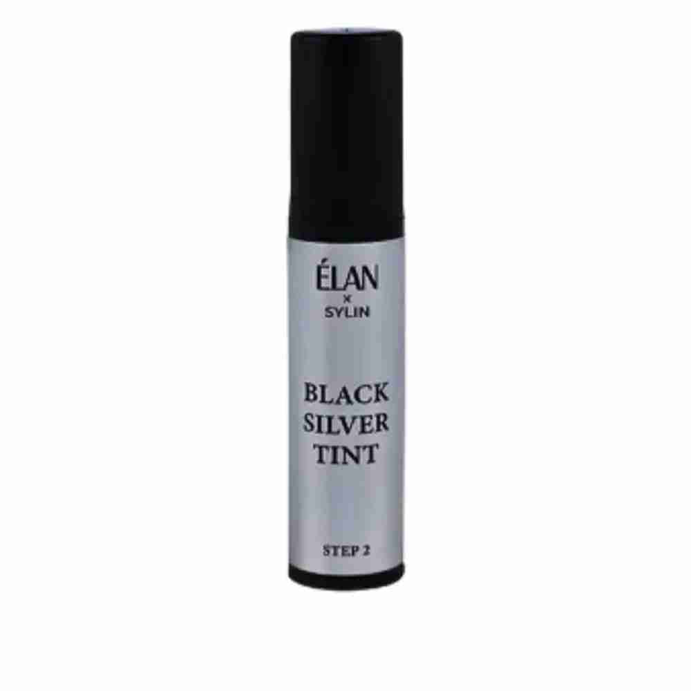 Средство Elan Система Black Silver tint для окрашивания ресниц с инкапсулированным серебром Состав 2 10 мл