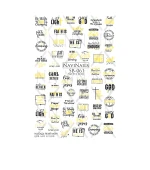 Слайдер DreamNails с белой подкладкой Max (SB-061 gold)