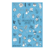 Слайдер DreamNails з білою підкладкою Max (SB-074 silver)