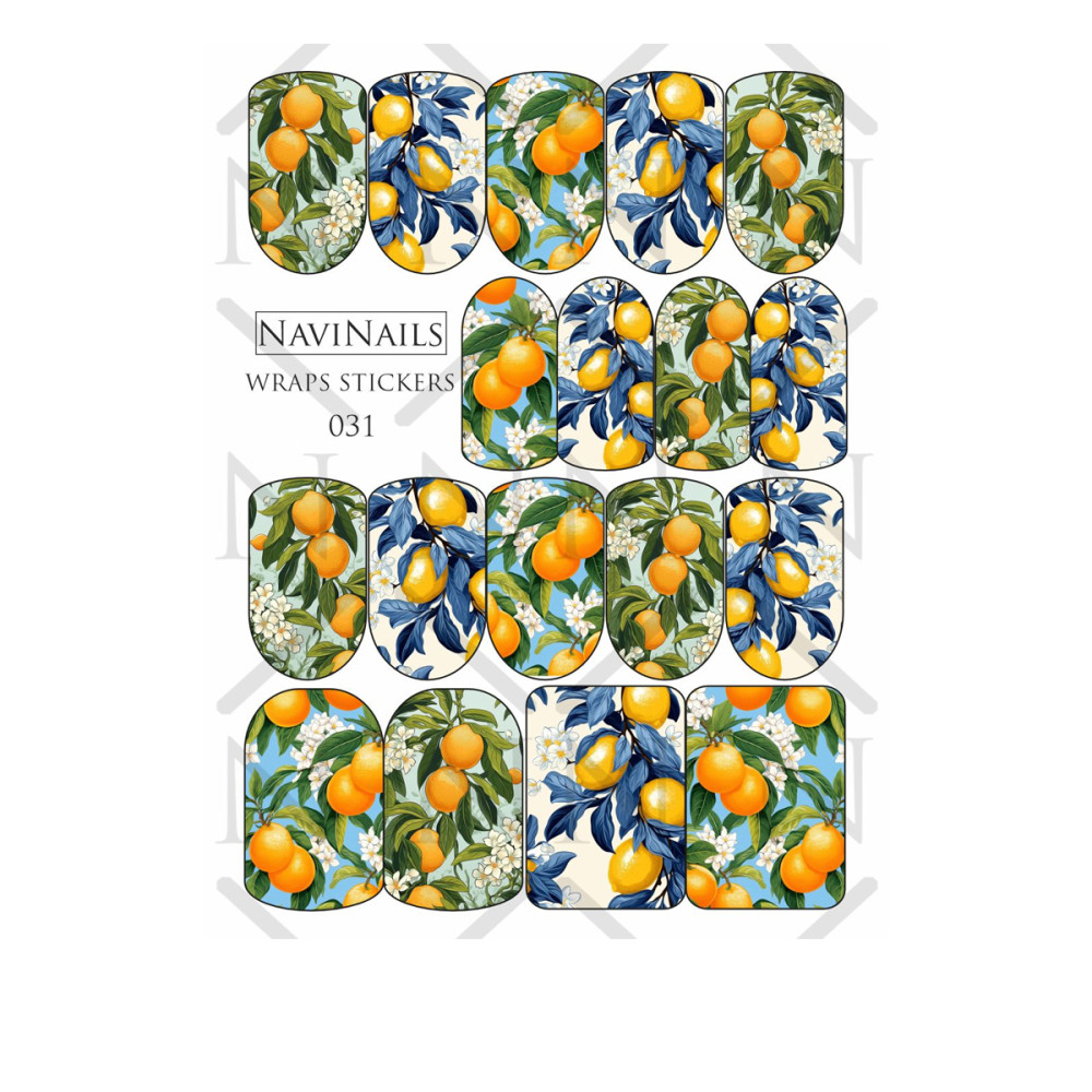 DreamNails Omnia Слайдер Navinails з білою підкладкою/об'ємною фольгою Max (SB-031)