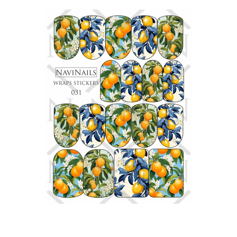 DreamNails Omnia Слайдер Navinails з білою підкладкою/об'ємною фольгою Max (SB-031)