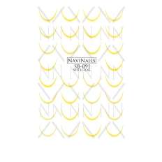 Слайдер DreamNails з білою підкладкою Max (SB-091 gold)