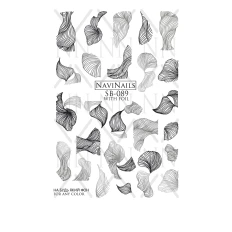 Слайдер DreamNails з білою підкладкою Max (SB-089 silver)