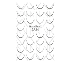 Слайдер DreamNails з білою підкладкою Max (SB-091 silver)