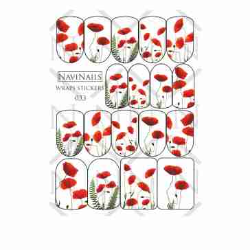 Слайдер-пленка DreamNails Wraps Stikers с фольгой (WS-033)