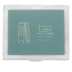 Типсы гелевые для наращивания Heylove 120 ед (Half Square)