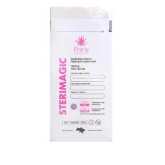 Пакети паперові самоклеючі плоскі Enjoy Professional SteriMagiс (білі) 100Х200 мм 100 од