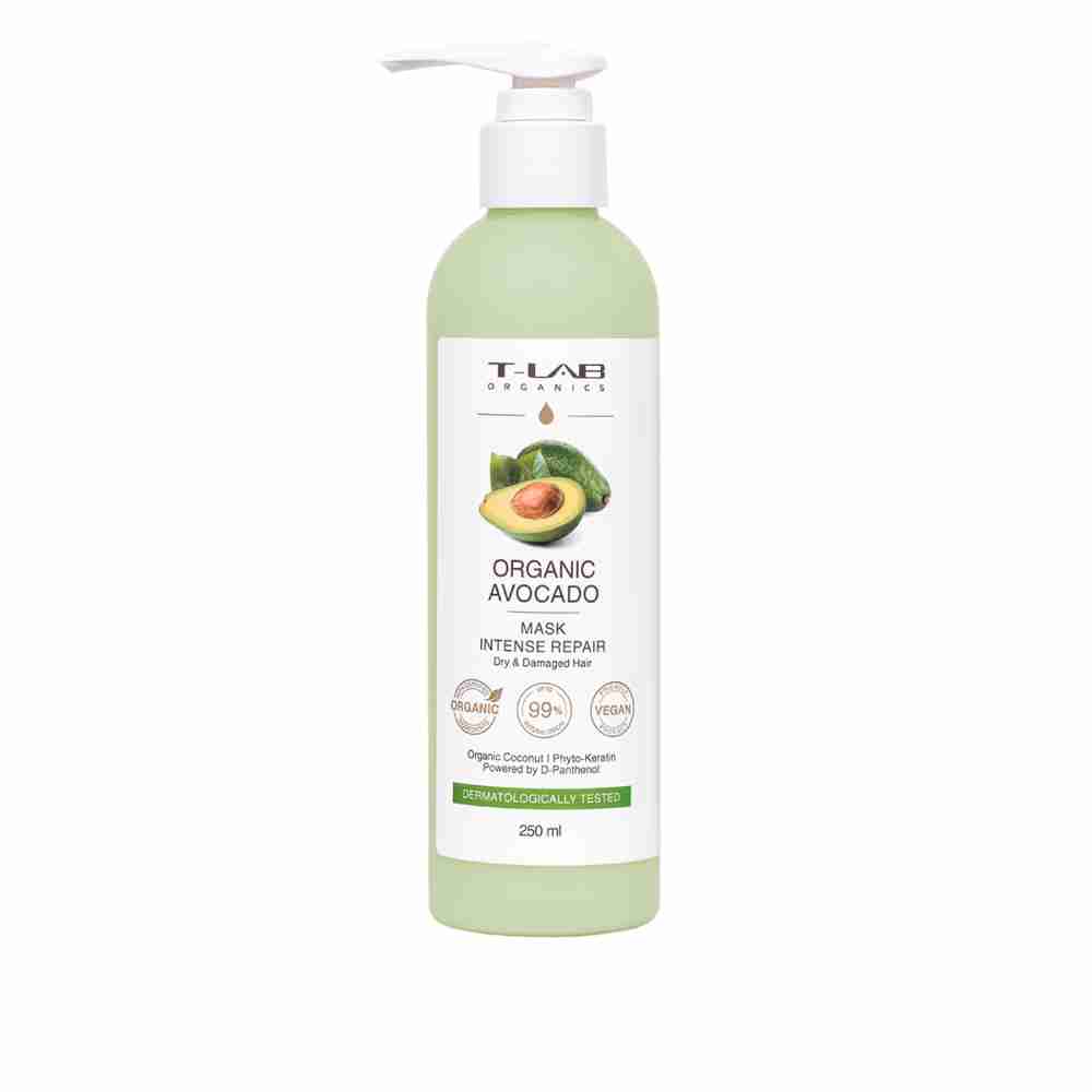 Маска для сухих и поврежденных волос T-LAB Professional Organics Organic Avocado Mask 250 мл