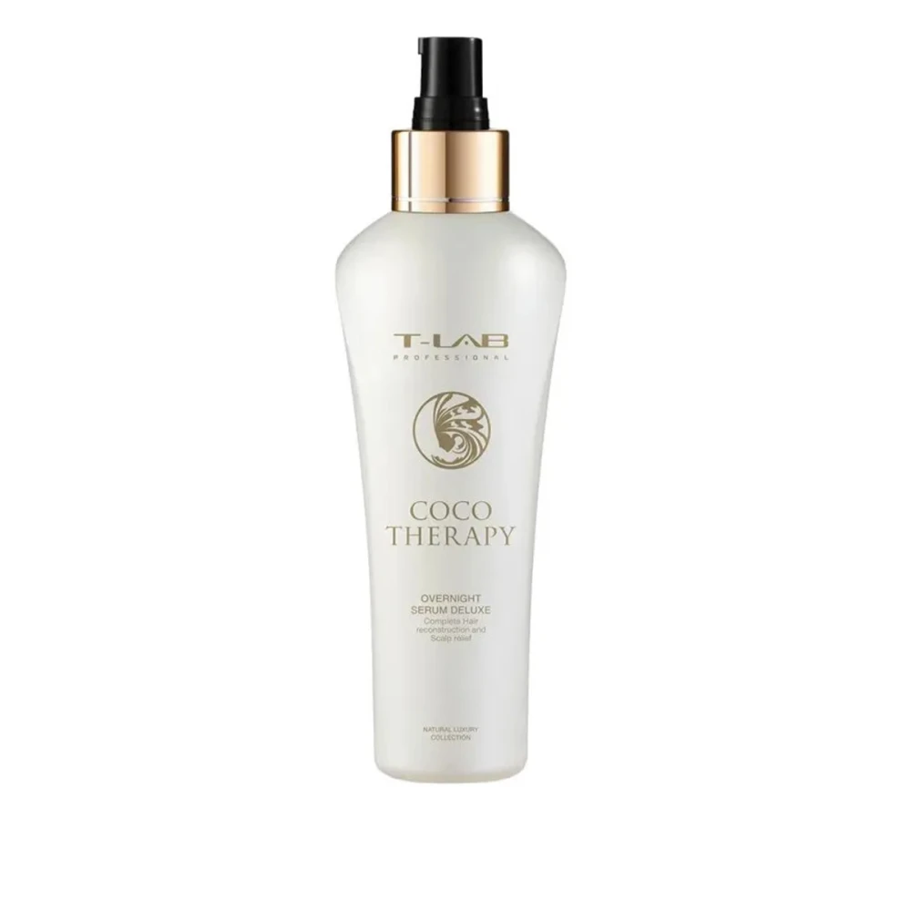 Сыворотка Делюкс для восстановления волос и витализации T-LAB Professional Coco Therapy Overnigt Serum Delux 150 мл