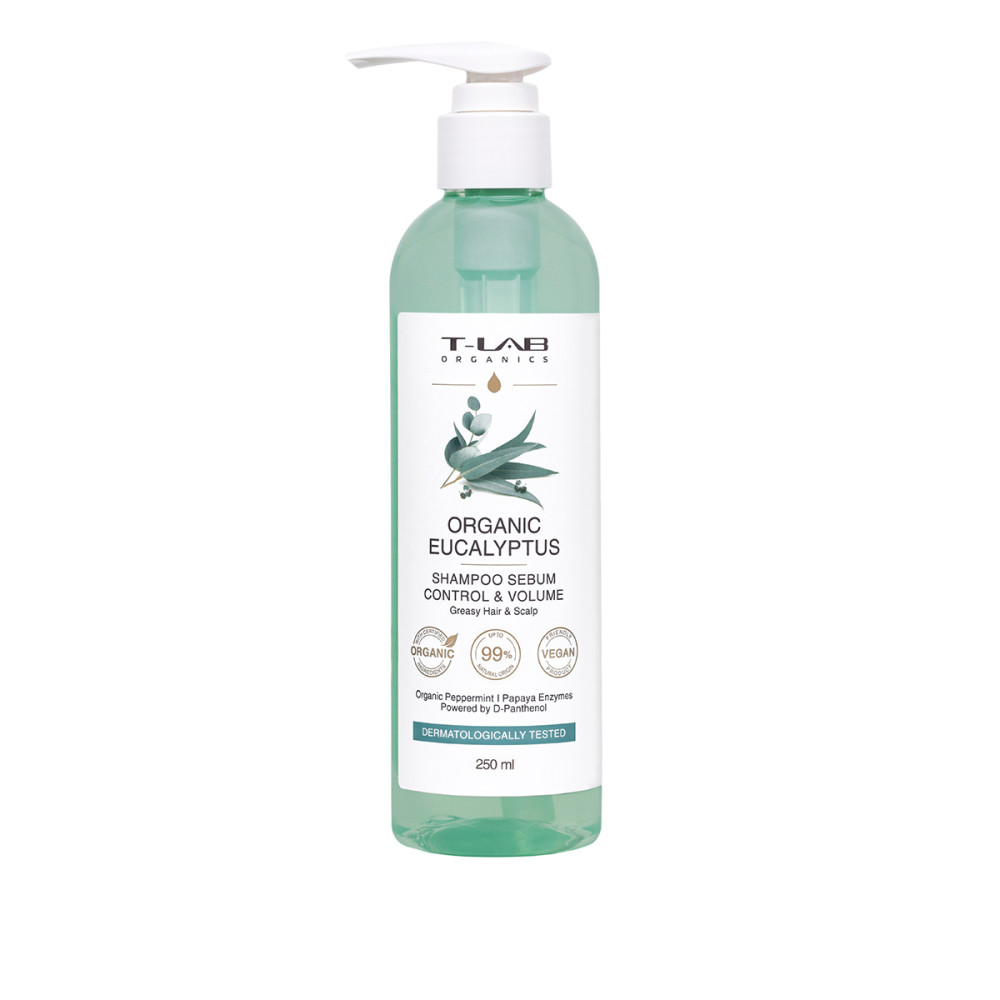 Шампунь для жирных волос T-LAB Professional Organics Organic Eucalyptus Shampoo 250 мл