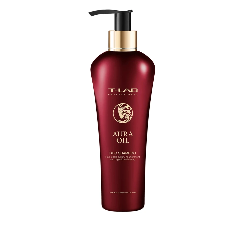 Шампунь Duo для роскошной мягкости и натуральной красоты волос T-LAB Professional Aura Oil Duo Shampoo 300 мл