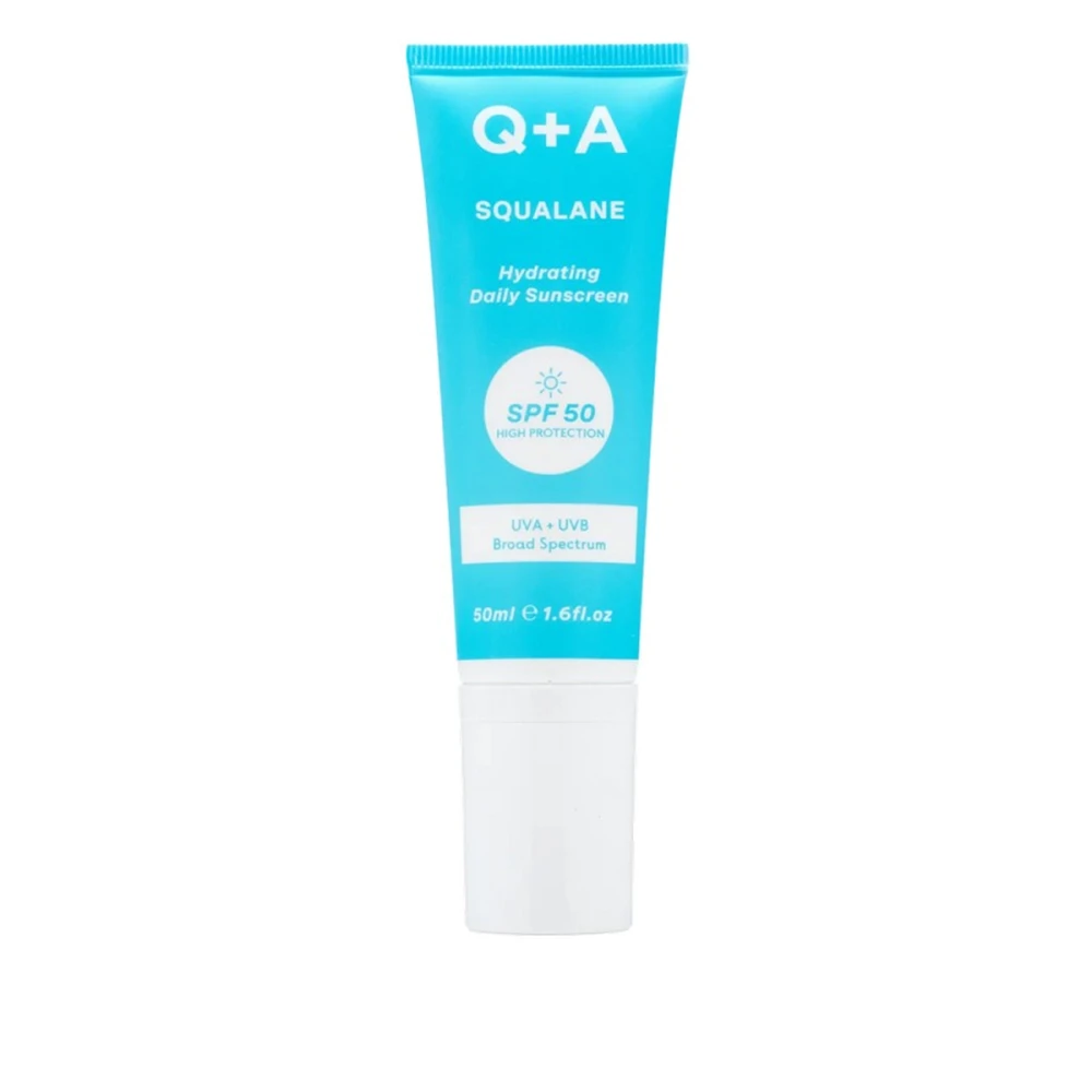 Крем зволожуючий сонцезахісний для обличчя Q+A Squalane Hydrating 50 мл