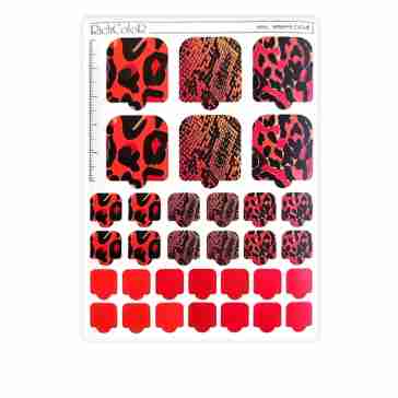 Пленка Richcolor для дизайна ногтей Nail Wraps (004)