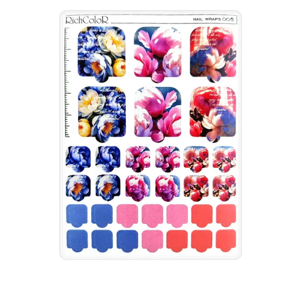 Пленка RichcoloR для дизайна ногтей Nail Wraps (005)
